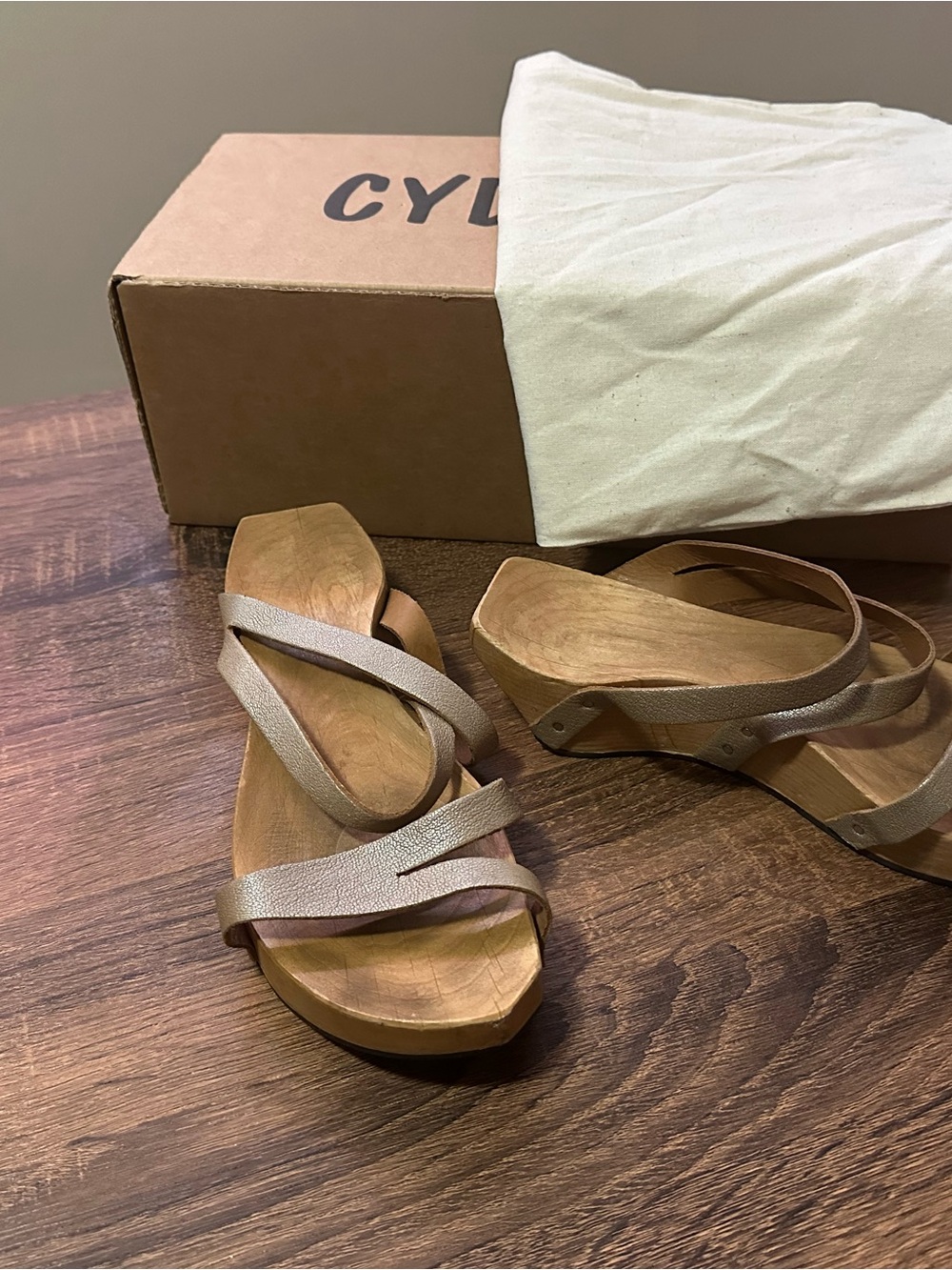 Cydwoq Parthenon Wood clogs size 37